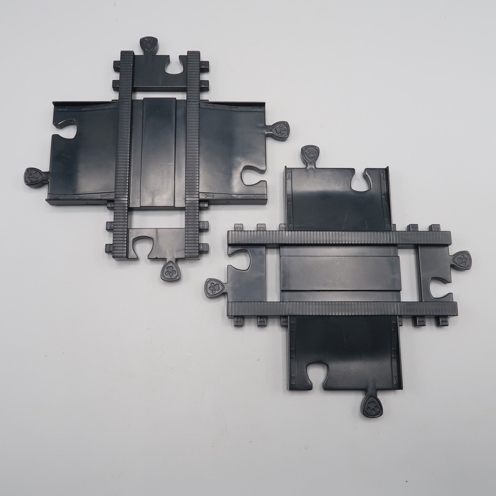 Paw Patrol Adventure Bay Railway Train Replacement Cross Track Adapter Lot of 2